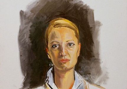 Jordanka, Oil on canvas (35 x 45)cm.